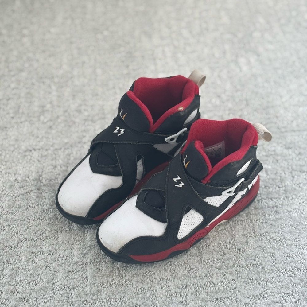 Kids Black and Red Athletic Shoes